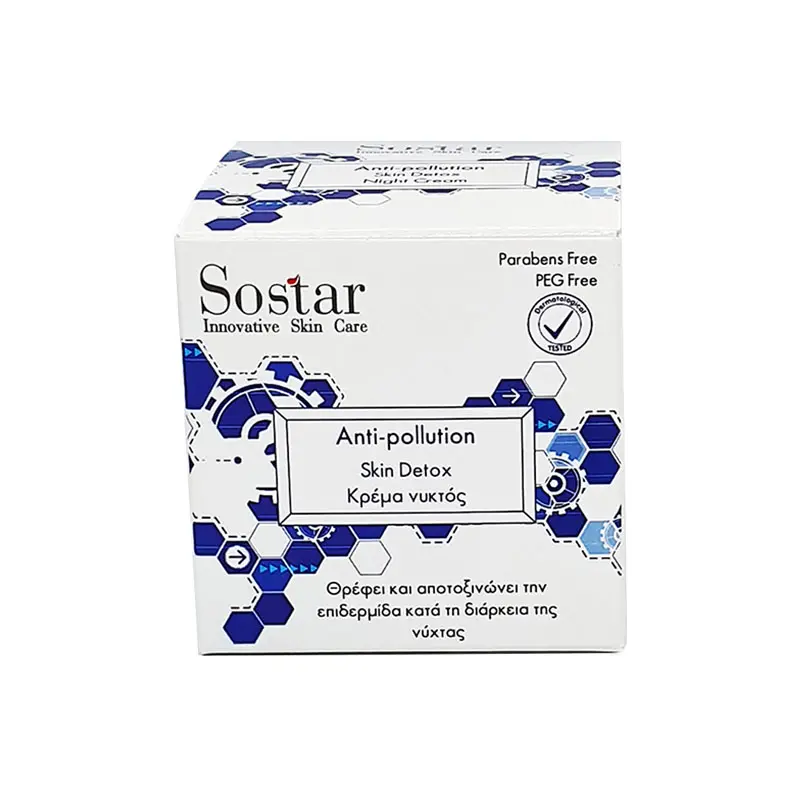Sostar Anti-pollution Κρέμα Νύχτας, 50ml