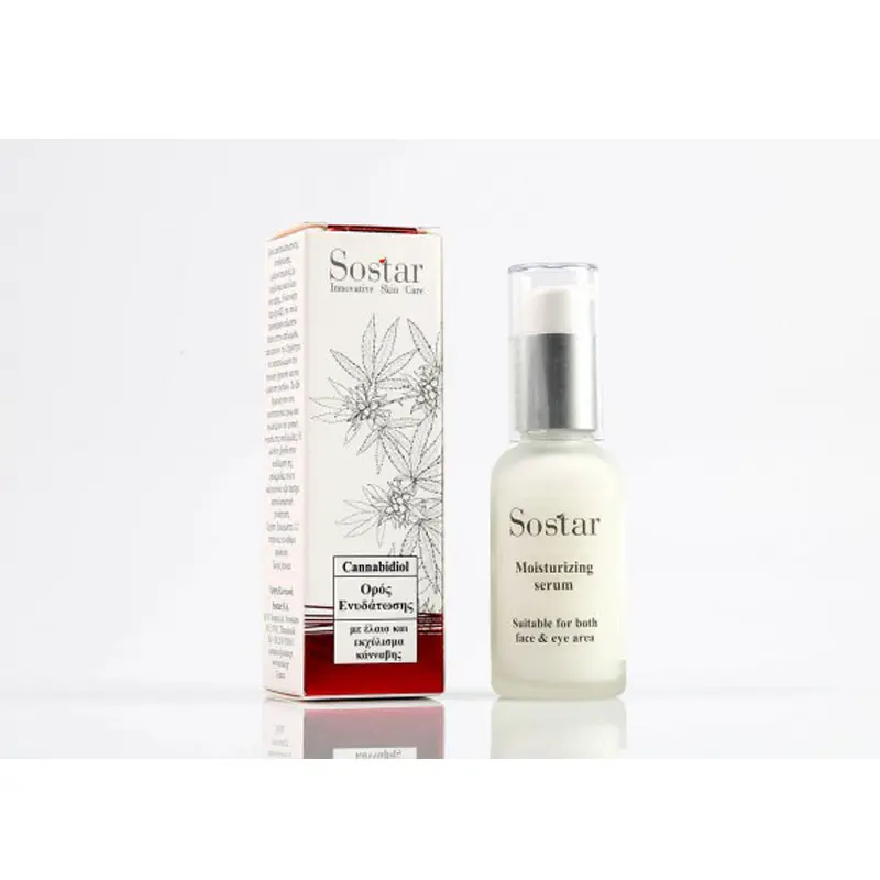 Sostar CannabisOil Ορός Ενυδάτωσης Προσώπου, 30ml