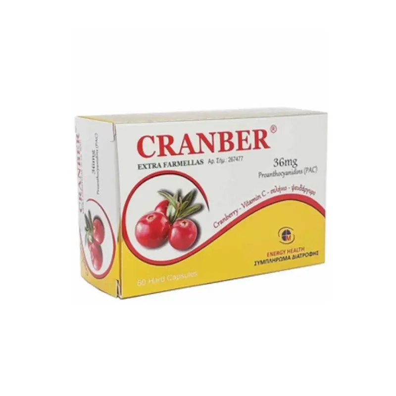 Medichrom Cranber Extra, Cranberry- Vitamin C- Σελήνιο- Ψευδάργυρος, 60 κάψουλες