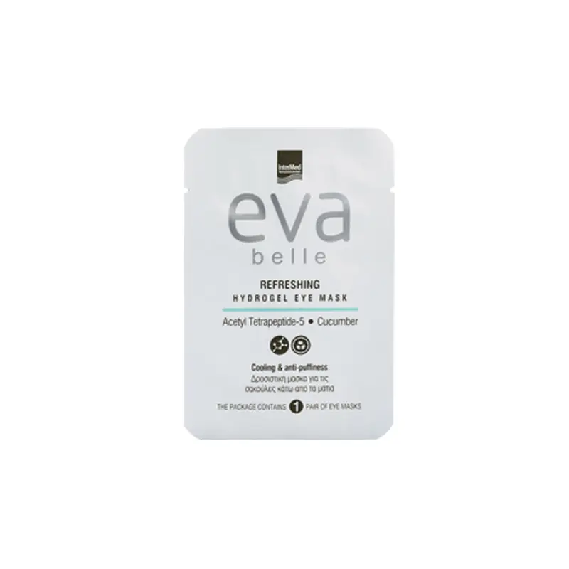 Eva Belle Refreshing Hydrogel Eye Mask, δροσιστική μάσκα για τις σακούλες κάτω από τα μάτια, 1 ζευγάρι