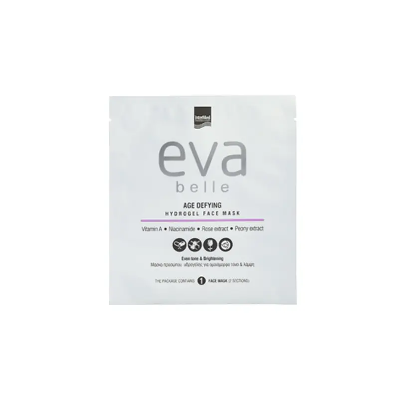 Eva Belle Age Defying Hydrogel Face Mask, για ομοιόμορφο τόνο και λάμψη, 1 τεμάχιο