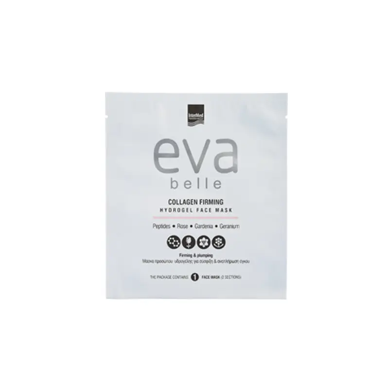 Eva Belle Collagen Firming Hydrogel Face Mask, για Σύσφιξη και Αναπλήρωση όγκου, 1 τεμάχιο