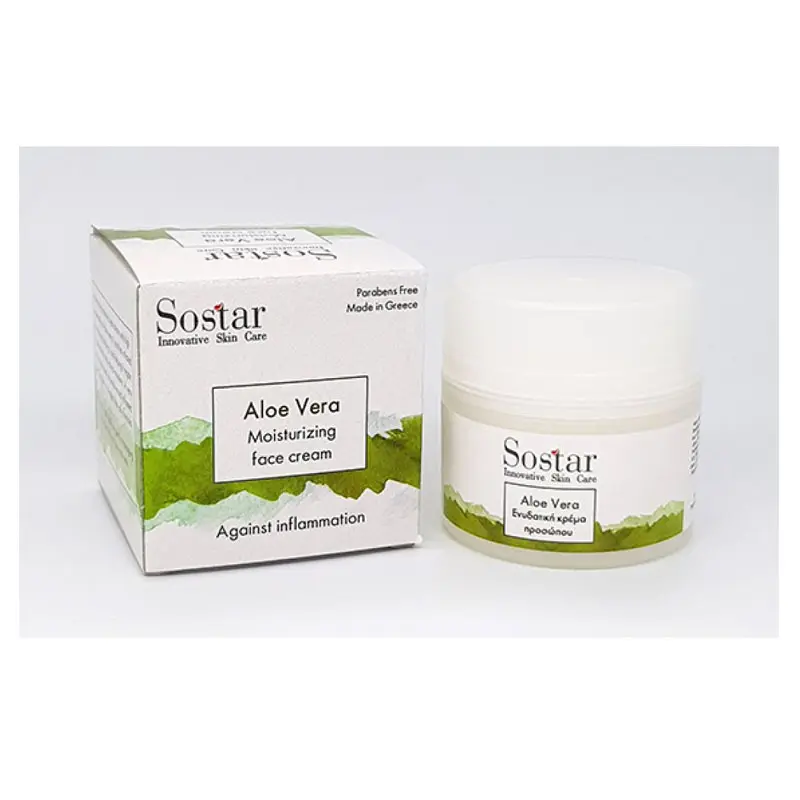 Sostar Focus Ενυδατική Κρέμα Ημέρας με Αλόη, 50ml