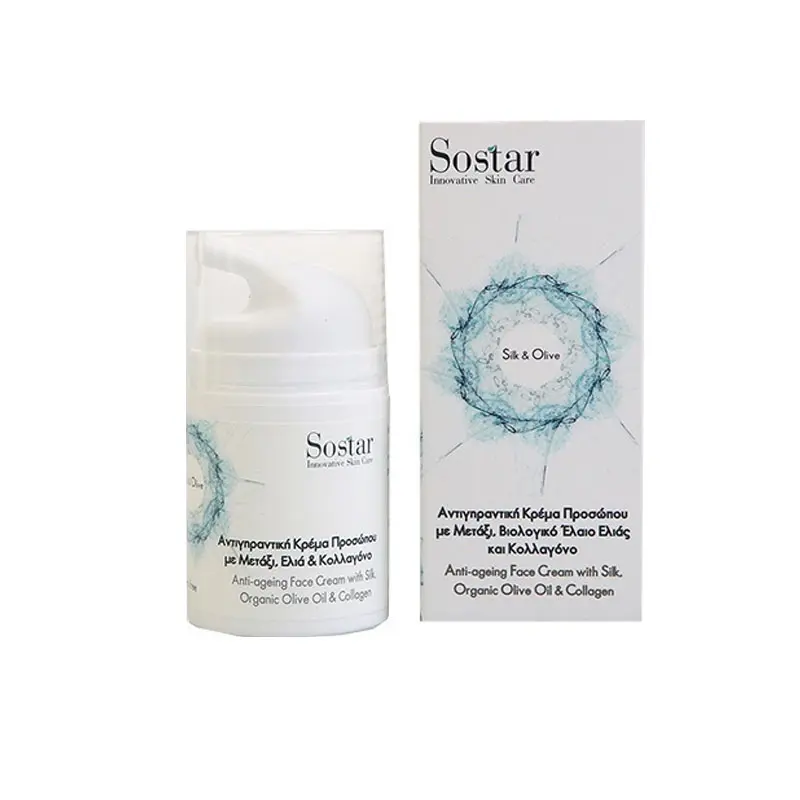 Sostar Silk Αντιρυτιδική Κρέμα Ημέρας, 50ml
