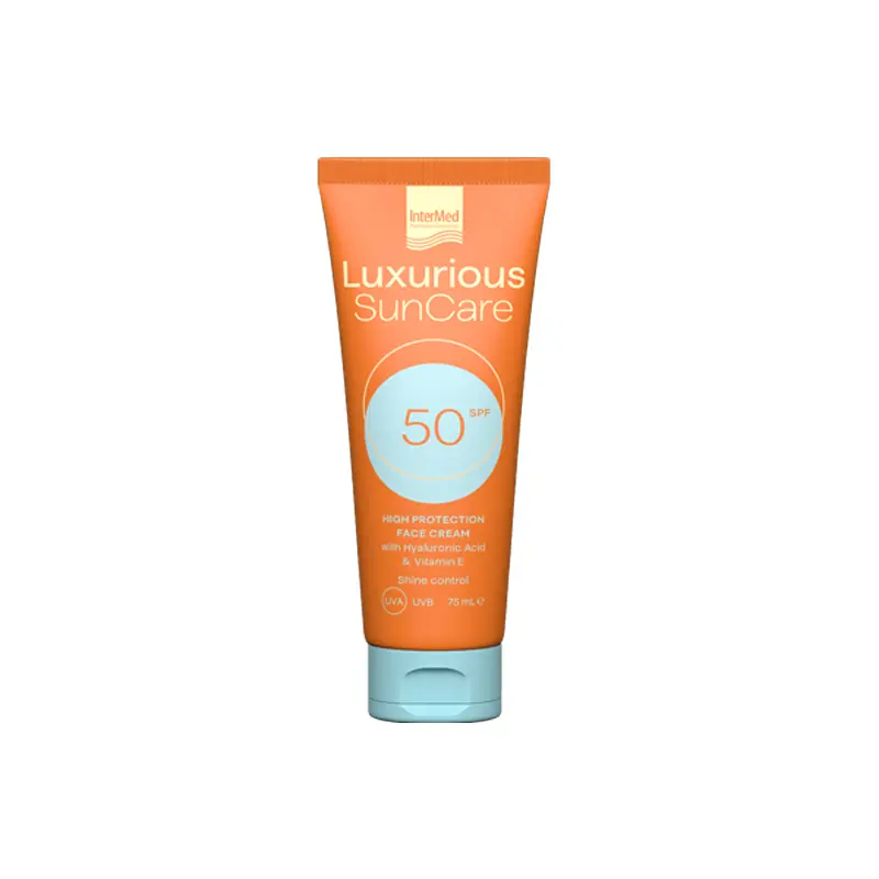Luxurious Sun Care Face Cream, Αντηλιακή κρέμα προσώπου, 75ml