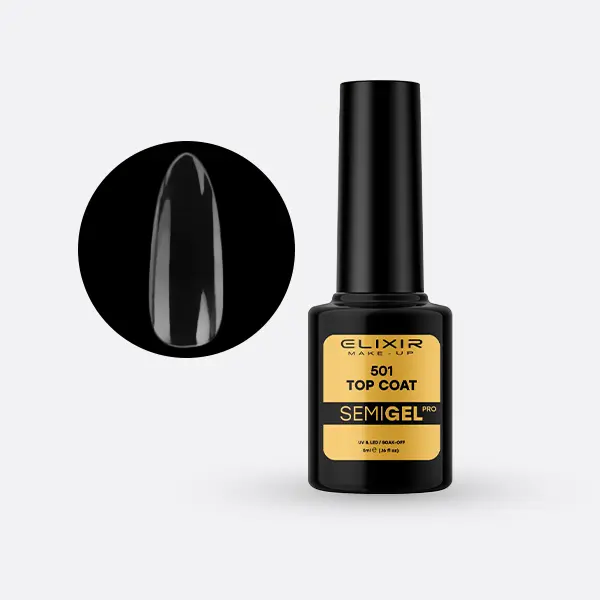 Elixir Ημιμόνιμο βερνίκι 5ml #501 (Top Coat)