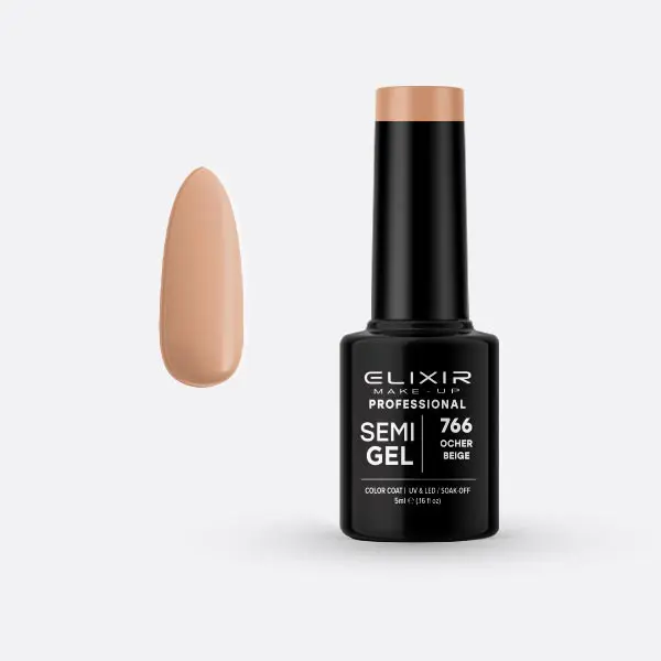 Elixir Ημιμόνιμο βερνίκι 5ml #766 (Ocher Beige)