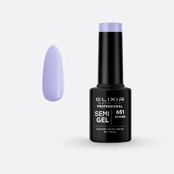 Elixir Ημιμόνιμο βερνίκι 5ml #651 (Glycine)