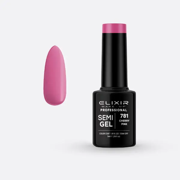 Elixir Ημιμόνιμο βερνίκι 5ml #781 (Cherry Pink)