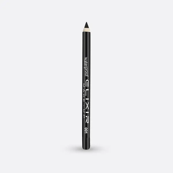 Elixir Μολύβι ματιών Waterproof #001 (Black Diamond)