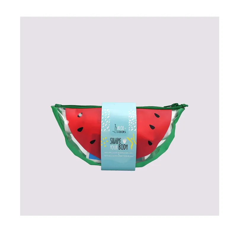 Aloe Colors Shape your Body Bag, Anti-Cellulite Slimming Gel 100ml & Anti-Cellulite Sorbet Scrub 100ml