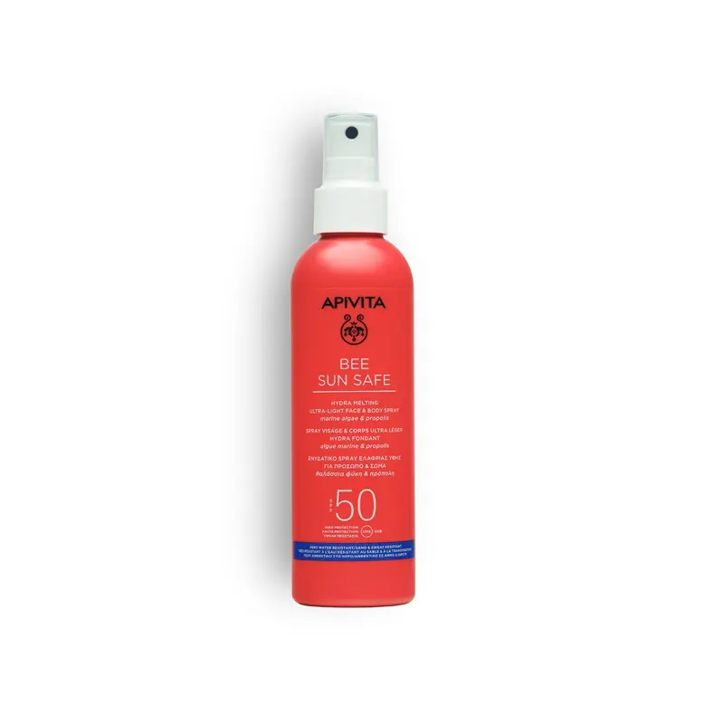 Apivita Bee Sun Safe Ενυδατικό Spray Ελαφριάς Υφής για Πρόσωπο & Σώμα SPF50, 200ml