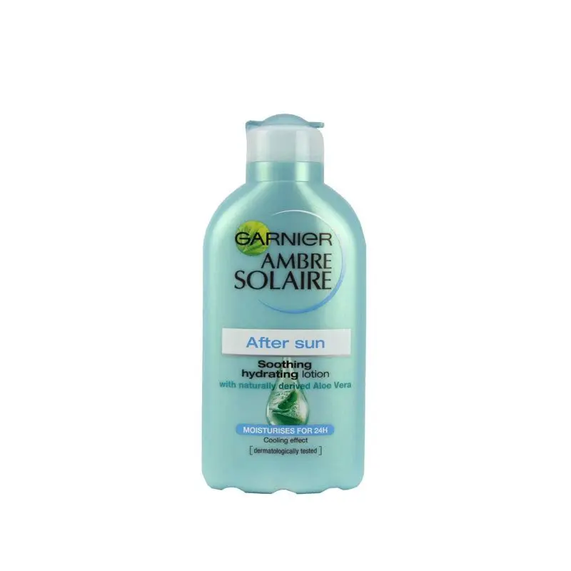 Garnier Ambre Solaire After Sun, Calming Moisturizing Lotion with Aloe Vera, 200ml