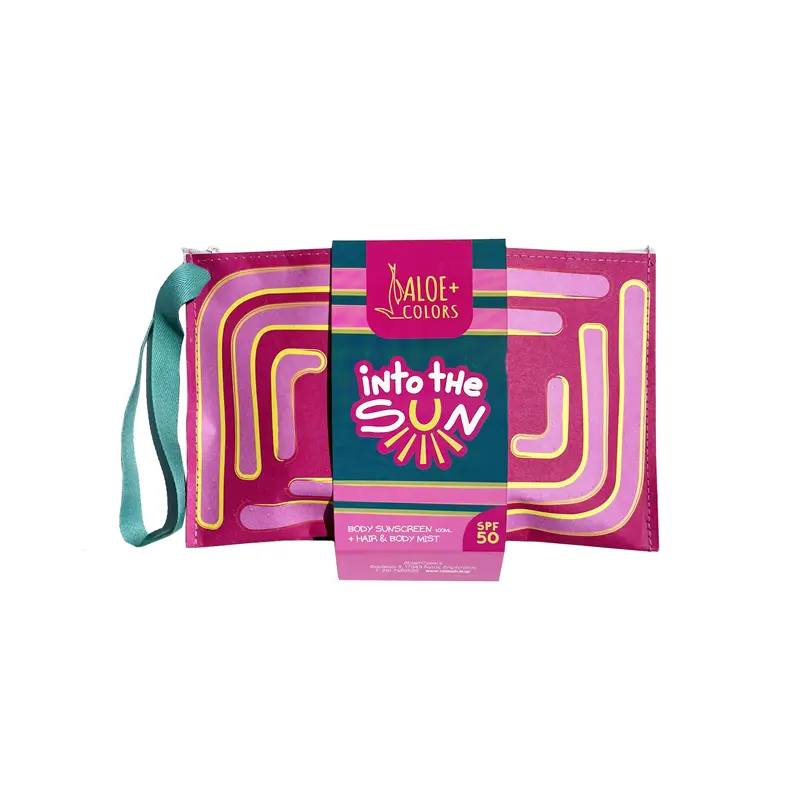 Aloe Colors Into The Sun 2023 Bag spf50, Body Cream spf50 + Hair&Body Mist