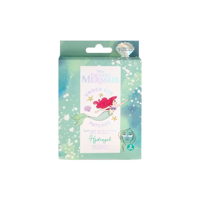 Mad Beauty Little Mermaid Hydrogel Under Eye Masks, 3 ζεύγη
