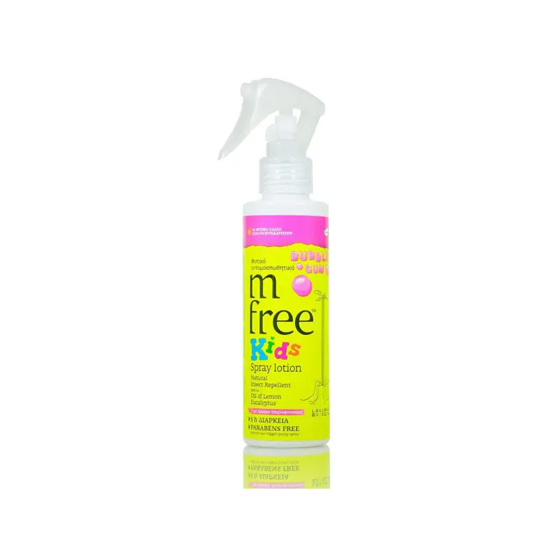 M-FREE Παιδικό Φυτικό Εντομοαπωθητικό Spray Τσιχλόφουσκα, 125ml