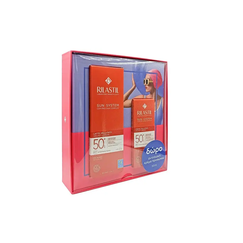 Rilastil Sun System Promo Pack spf50 & ΔΩΡΟ Rilastil After Sun, 200ml
