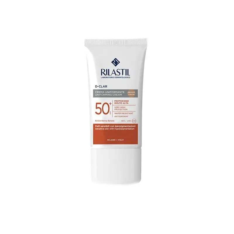 Rilastil Sun System D-Clar Uniforming Cream, Medium, spf50+, 40ml
