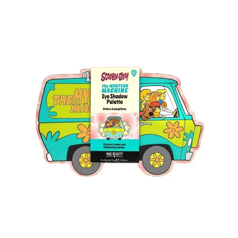 Mad Beauty Scooby-Doo Eyeshadow Palette, Παλέτα Σκιών 12 x 1,1gr