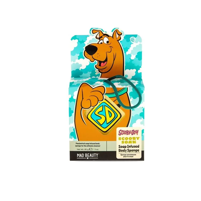 Mad Beauty Scooby-Doo Infused Sponge, Σφουγγάρι εμποτισμένο με σαπούνι, 1 τεμάχιο