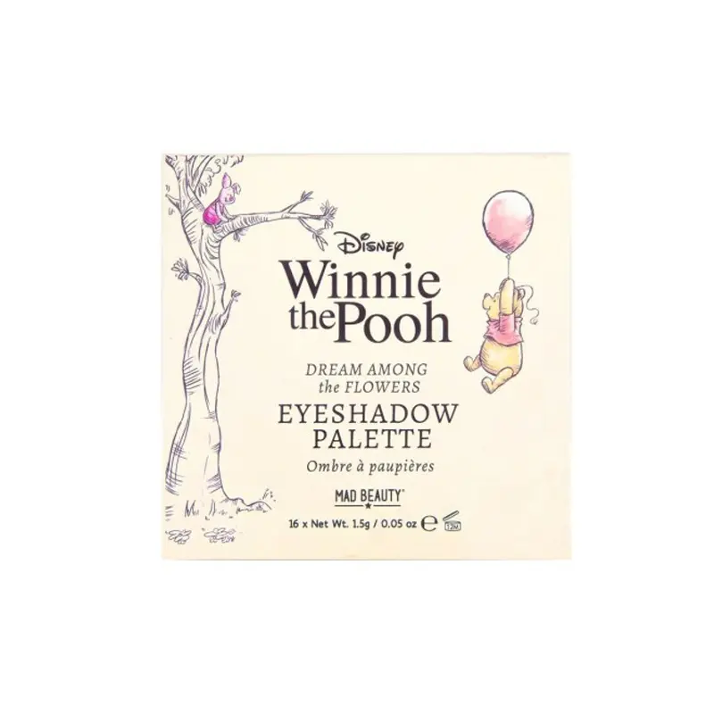 Mad Beauty Winnie the Pooh Eyeshadow Palette, 16 x 1.1gr