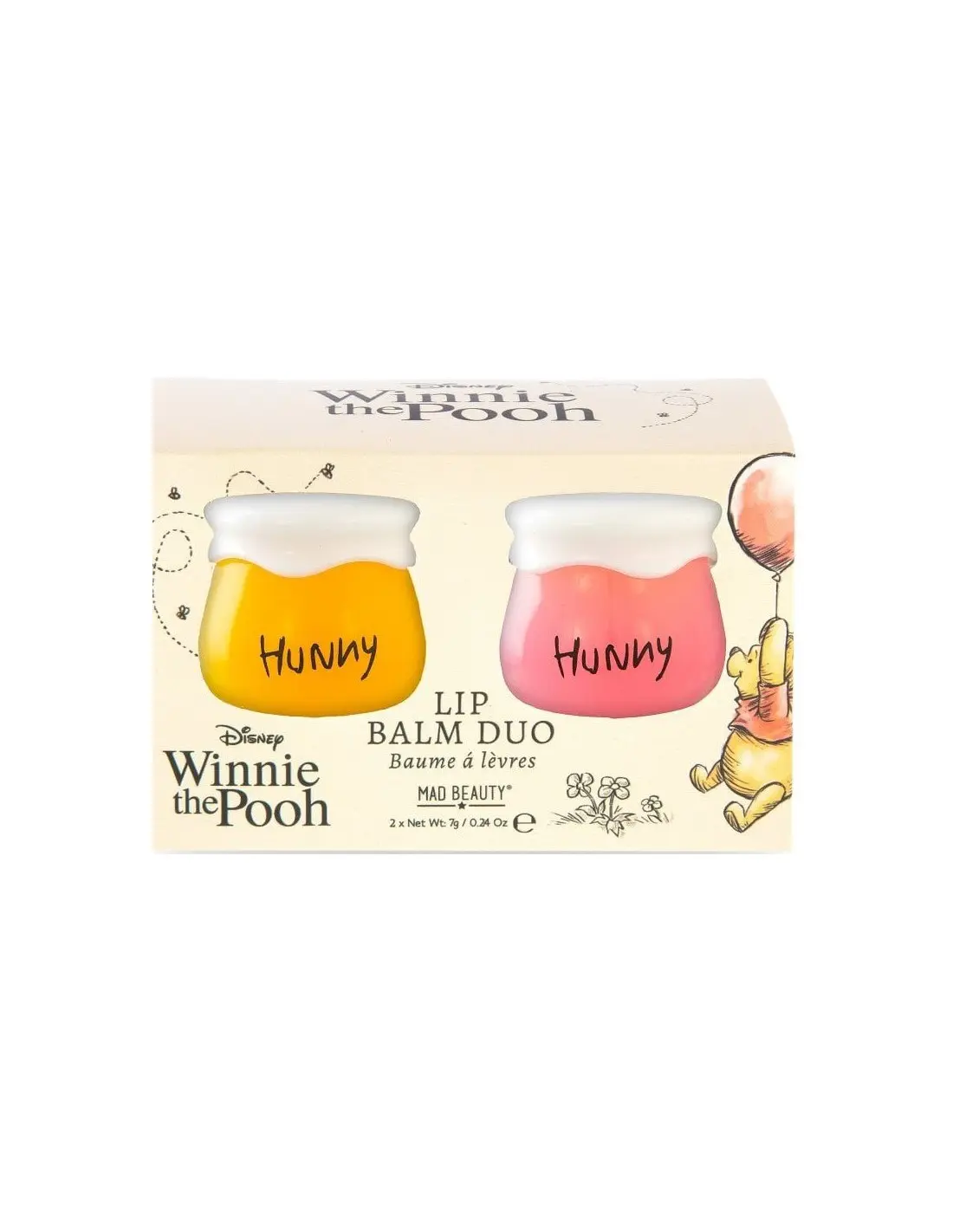 Mad Beauty Winnie the Pooh Lip Balm Duo