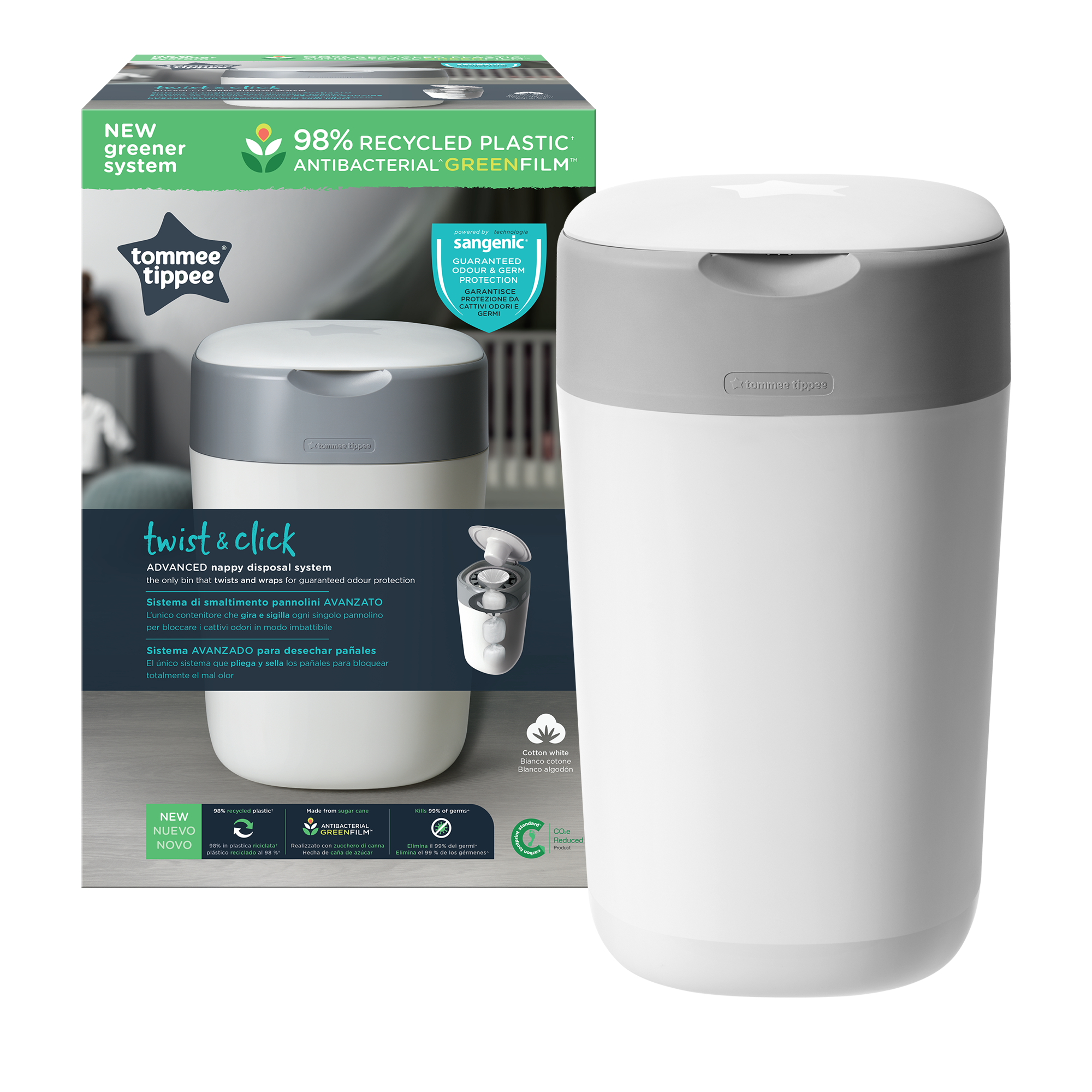 Tommee Tippee TWIST and CLICK Κάδος απόρριψης πάνας