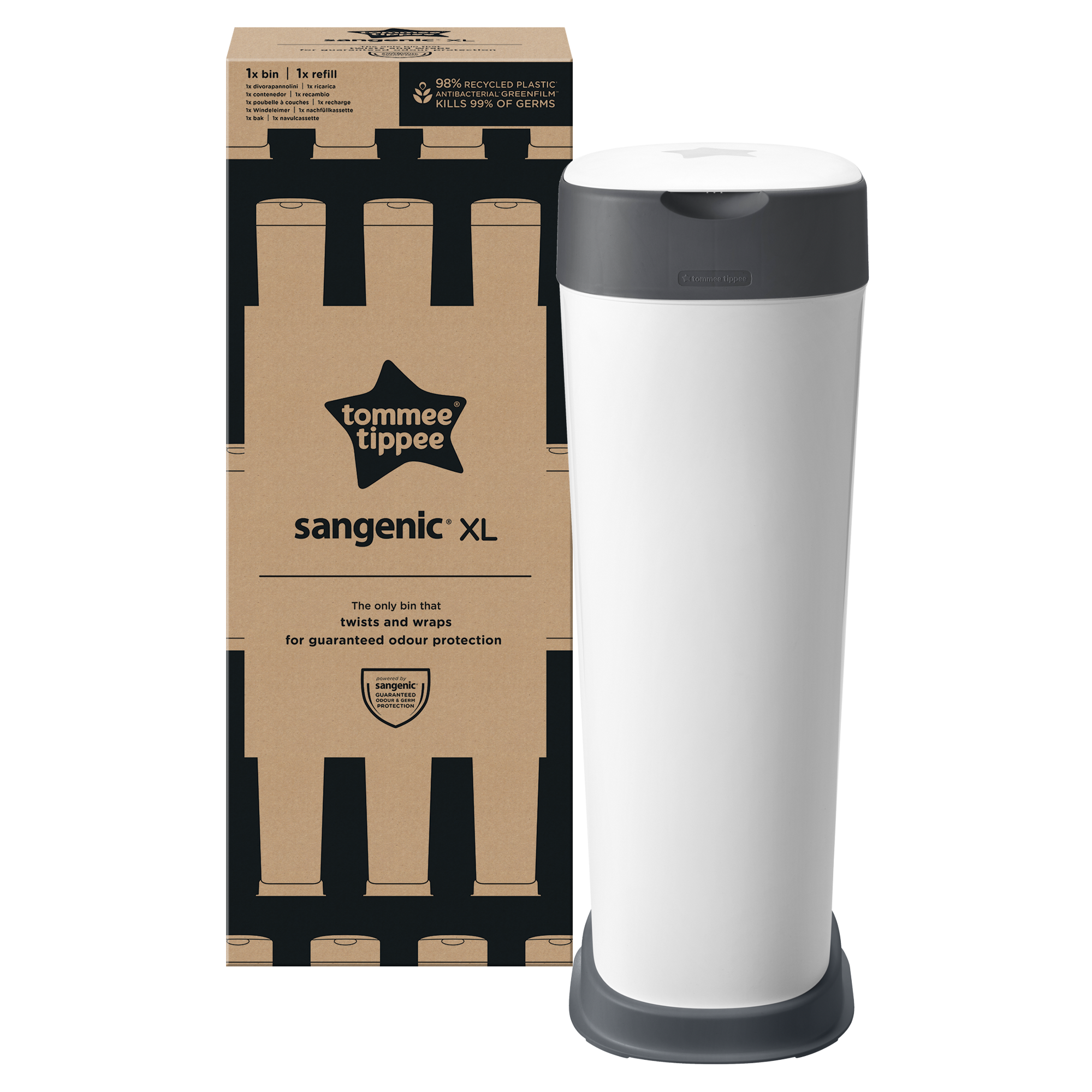 Tommee Tippee TWIST and CLICK XL Κάδος απόρριψης πάνας