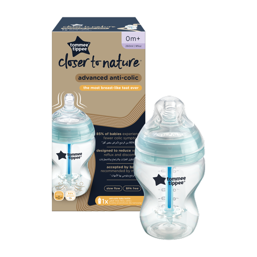 Tommee Tippee Μπιμπερό Advanced Anti-Colic μικρής ροής  260ml 0m+