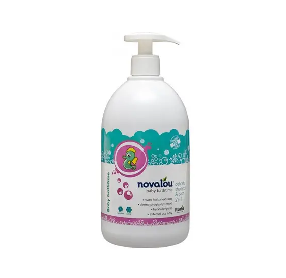Novalou Baby Bathtime, Σαμπουάν και Αφρόλουτρο 2 σε 1 1Lt