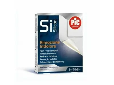 Pic Solution Si Silicon Painless Removal Strips Αδιάβροχα Αυτοκόλλητα Επιθέματα με Τεχνολογία Σιλικόνης για Εύκολη Αφαίρεση 5 Τεμάχια - 10x8cm