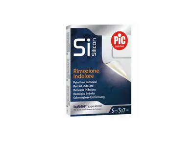 Pic Solution Si Silicon Painless Removal Strips Αδιάβροχα Αυτοκόλλητα Επιθέματα με Τεχνολογία Σιλικόνης για Εύκολη Αφαίρεση 5 Τεμάχια – 5x7cm