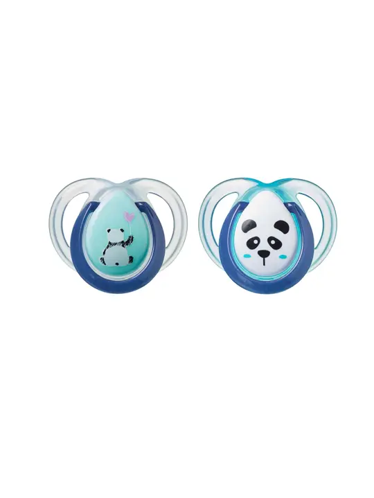 Tommee Tippee Πιπίλες σιλικόνης ANYTIME 0-6m (2τμχ)