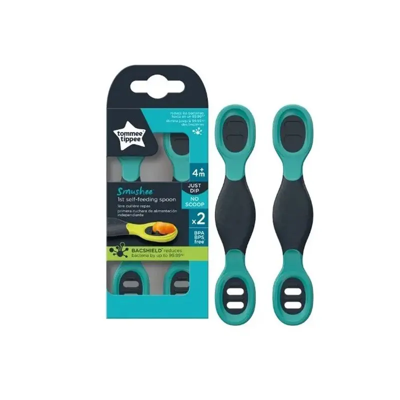 Tommee Tippee Smushee, Κουταλάκια πρώτης βρεφικής ηλικίας 4m+, 2 τεμάχια