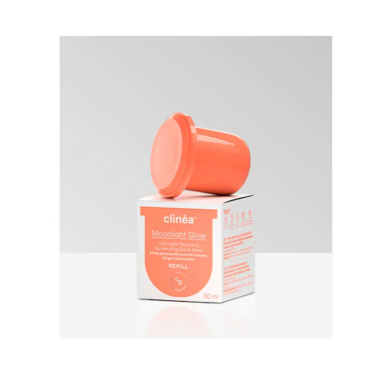 Clinea Moonlight Glow Refill, Ανταλλακτικό Gel-in balm Νύχτας για Λάμψη και Αναζωογόνηση, 50ml