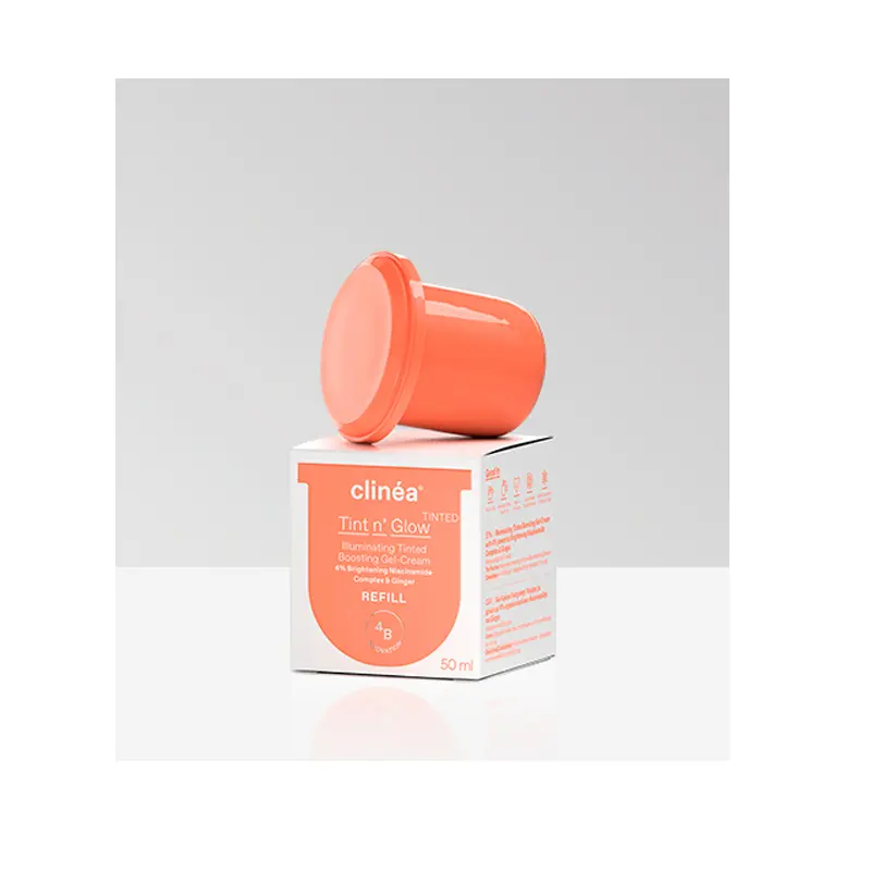 Clinea Tint Ν΄ Glow Refill, Ανταλακτική Gel-κρέμα ενίσχυσης λάμψης με χρώμα, 50ml