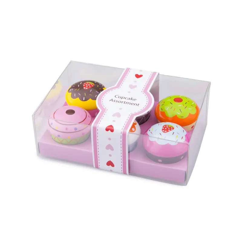 New Classic Toys, Cupcake Assortment in Giftbox - 6 pieces