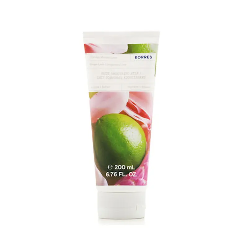 Korres Body Milk Τζίντζερ & Μοσχολέμονο, Ενυδατικό Γαλάκτωμα Σώματος, 200ml