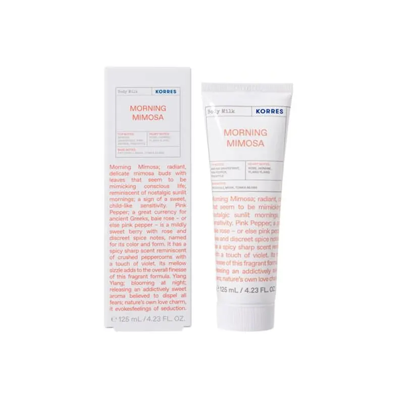 Korres Body Milk Morning Mimosa, Ενυδατικό Γαλάκτωμα Σώματος, 125ml