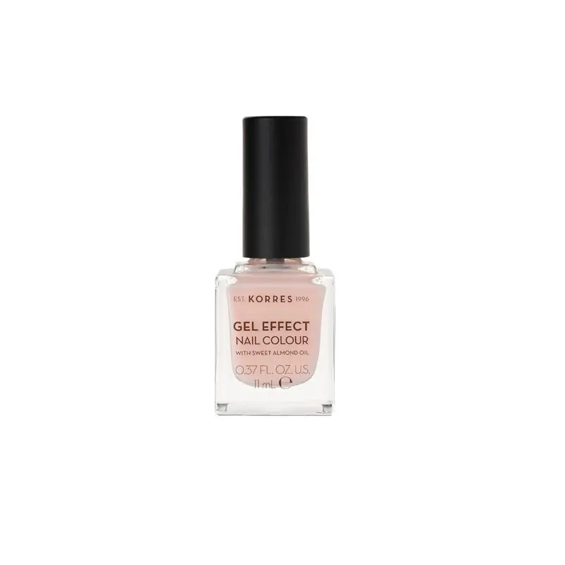 Korres Gel Effect No04 Peony Pink, Mανό Νυχιών, 11ml
