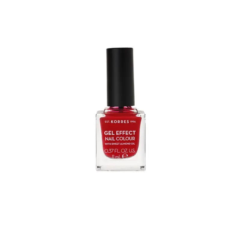 Korres Gel Effect No51 Rozy Red, Mανό Νυχιών, 11ml