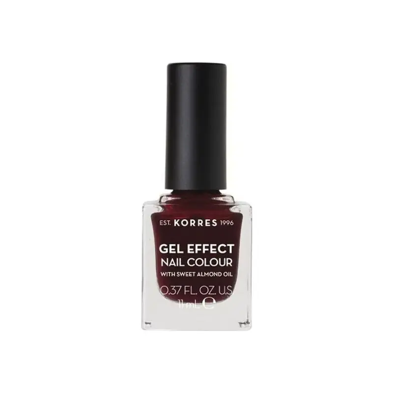 Korres Gel Effect No57 Burgundy Red, Mανό Νυχιών, 11ml