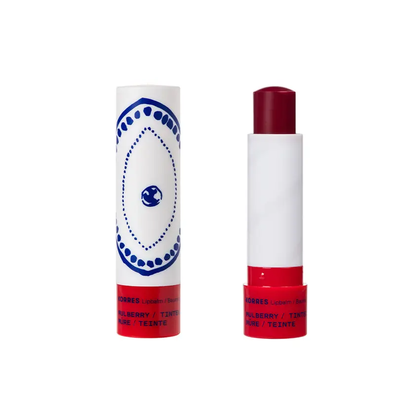 Korres Lip Balm Mulberry, Ενυδατική Φροντίδα για Χείλη με Kόκκινα Μούρα, 4,5g