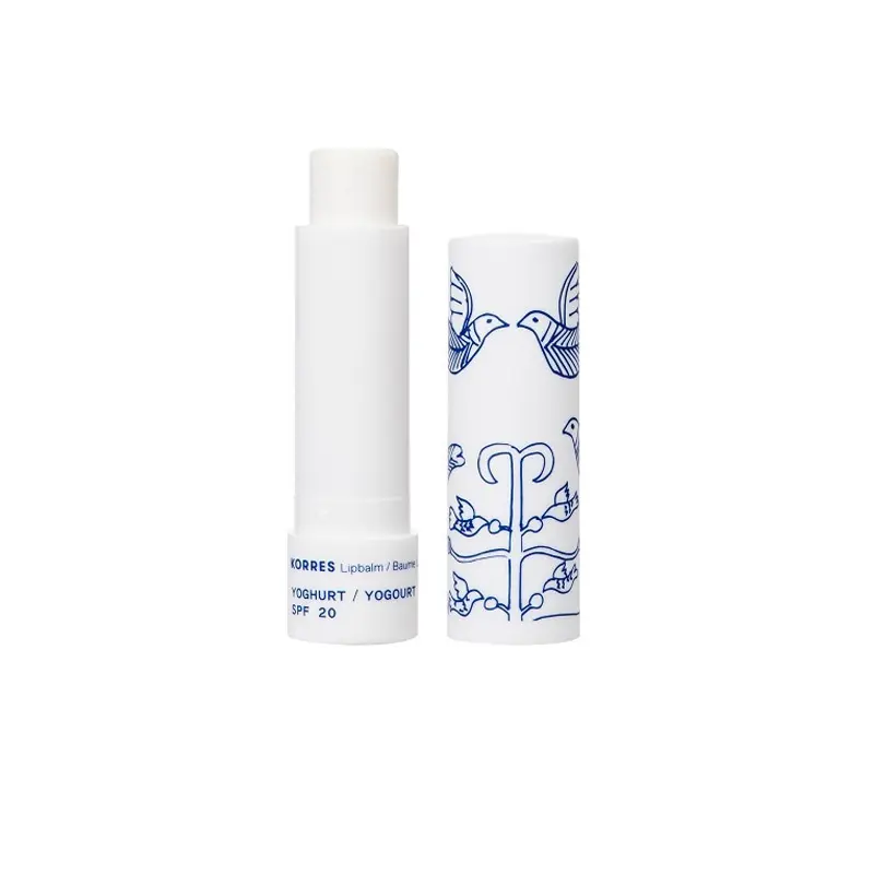 Korres Lip Balm Balm Yogurt SPF20, Ενυδατική Φροντίδα για Χείλη με Γιαούρτι SPF20, 4,5g