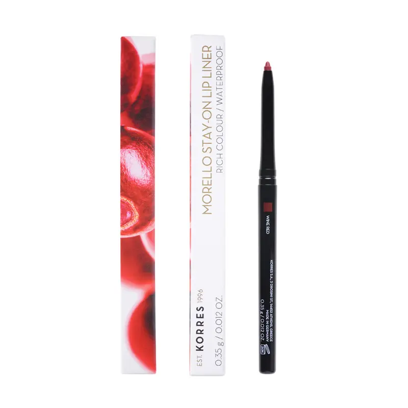 Korres Morello Stay-On Lip Liner 03 Wine Red, 0.35gr