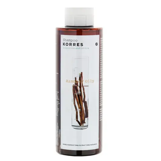 Korres Shampoo με Γλυκύρριζα + Τσουκνίδα, Για Λιπαρά Μαλλιά, 250 ml