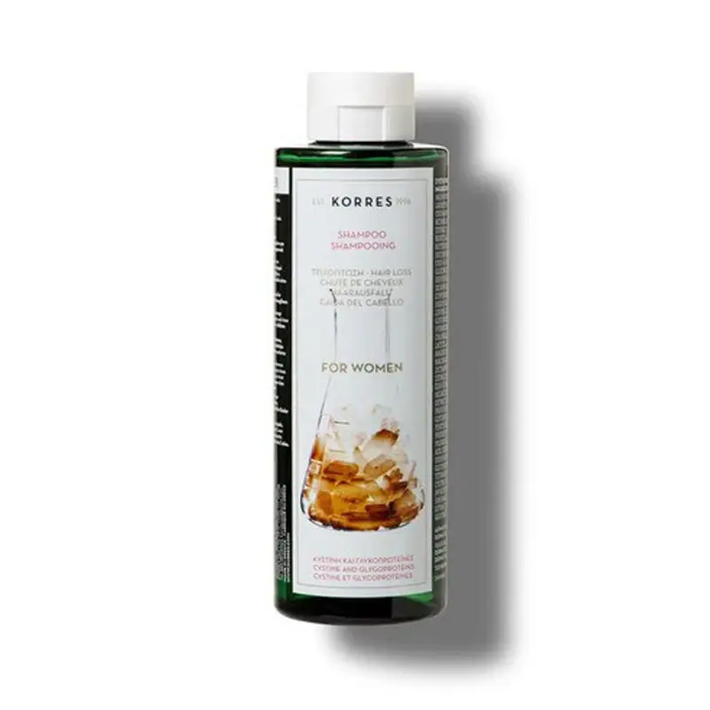 Korres Shampoo με Κυστίνη & Γλυκοπρωτεΐνες, κατά της Τριχόπτωσης για τις γυναίκες, 250ml