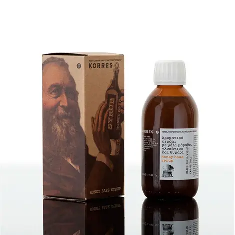 Korres Αρωματικό Σιρόπι για το Λαιμό, 200ml
