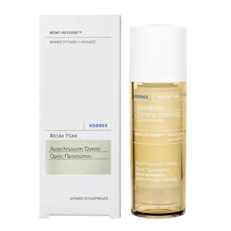 Korres Λευκή Πεύκη Meno Reverse Serum ,Ορός Προσώπου Αναπλήρωσης Όγκου, 30 ml