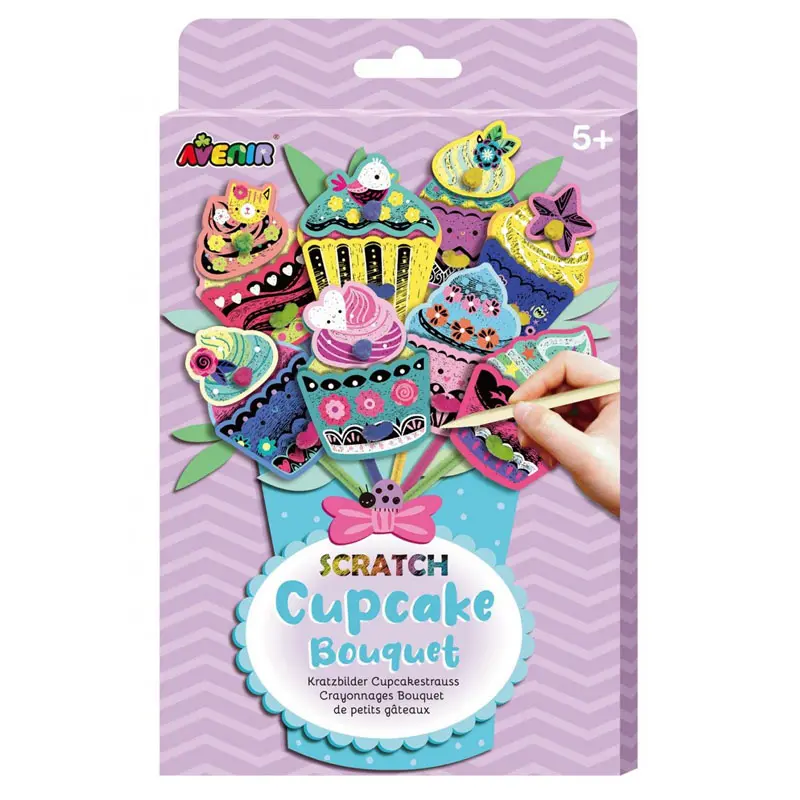 Avenir Scratch Bouquet Cupcake